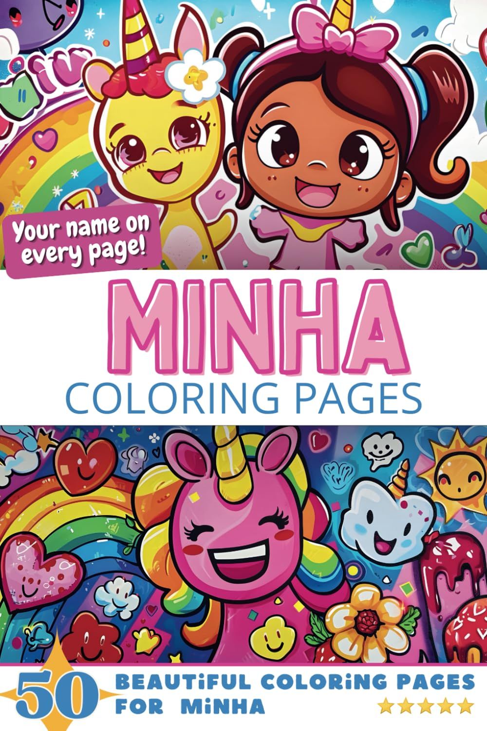 Minha Coloring Pages Cover