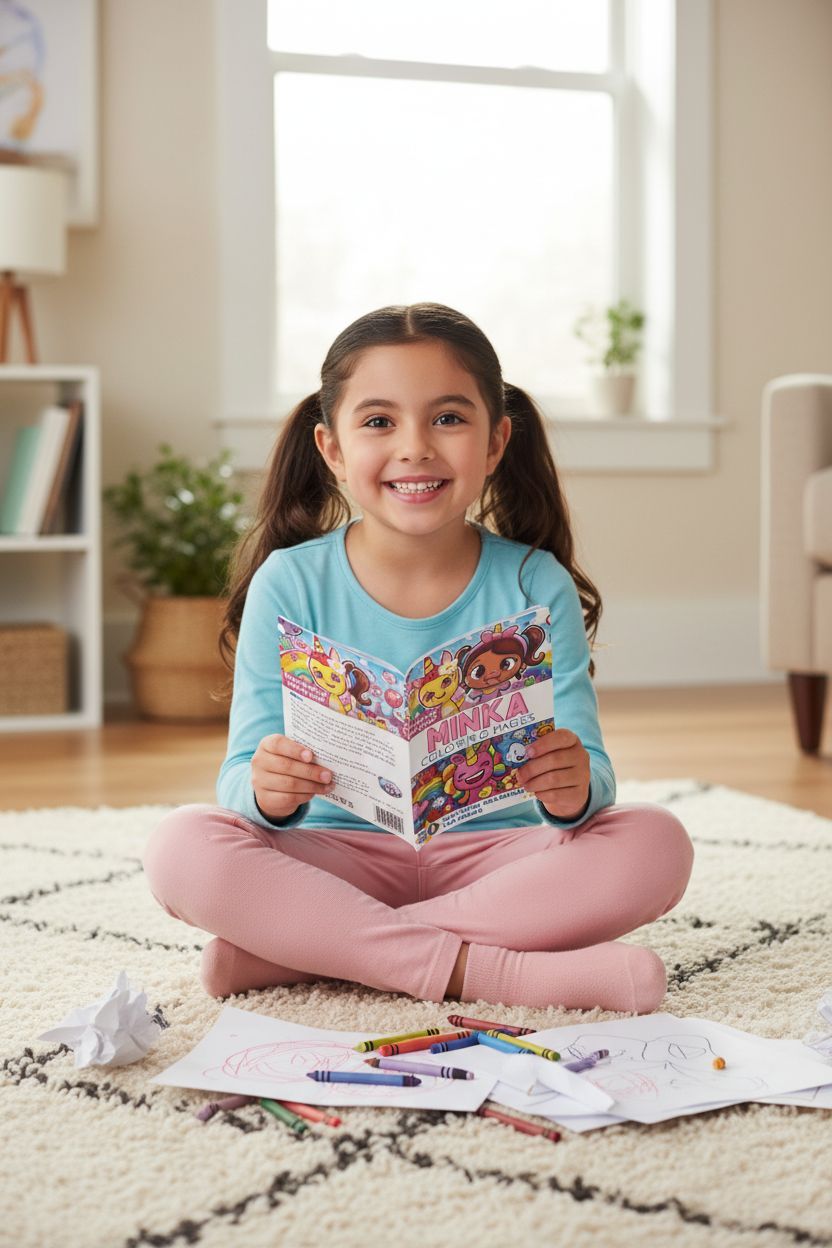 Minka personal coloring pages