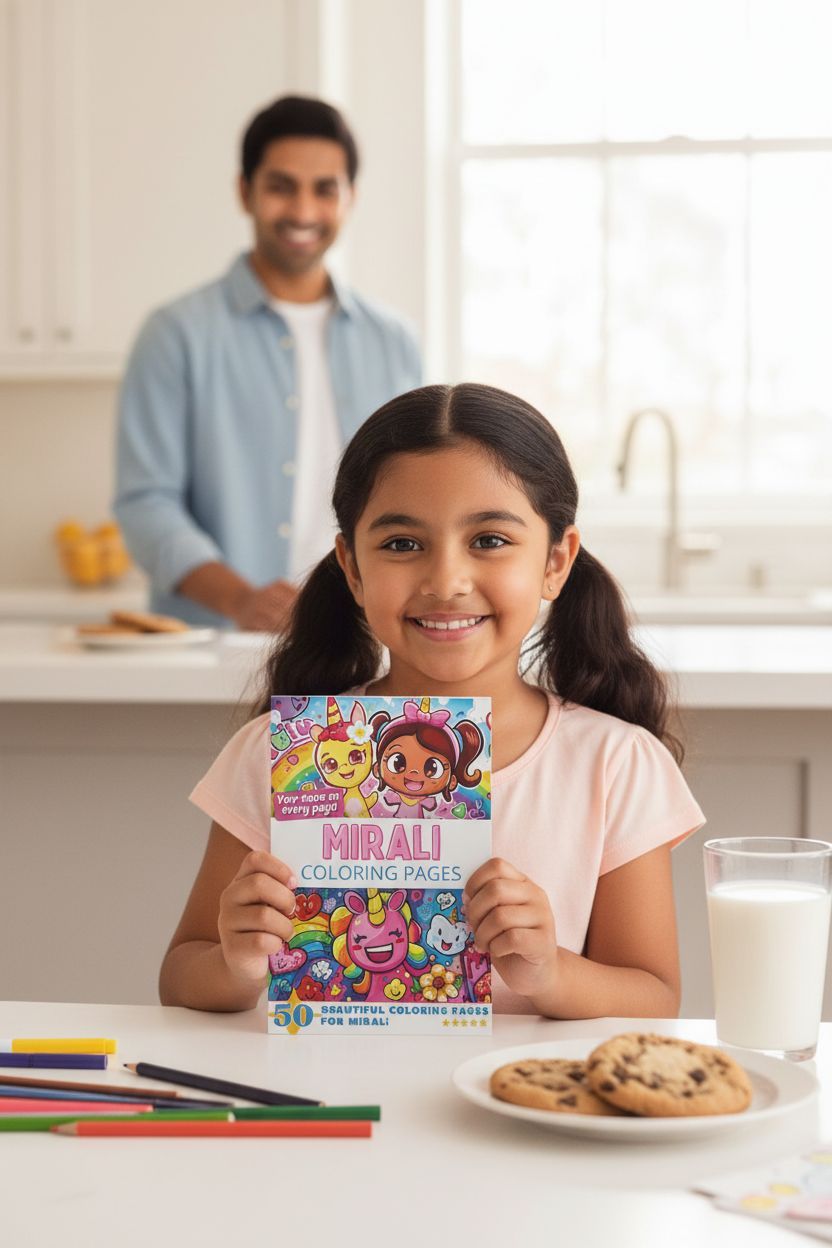 Mirali personal coloring pages