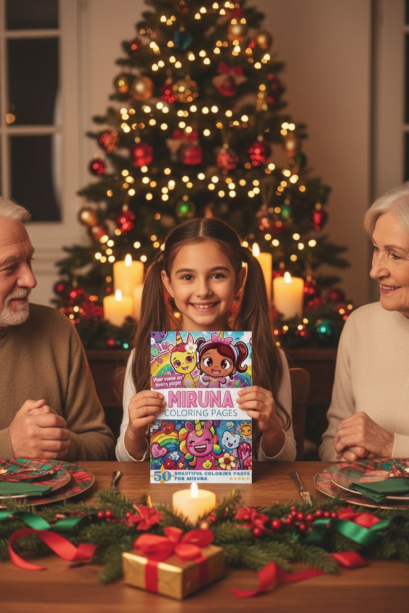 Miruna Christmas coloring pages gift