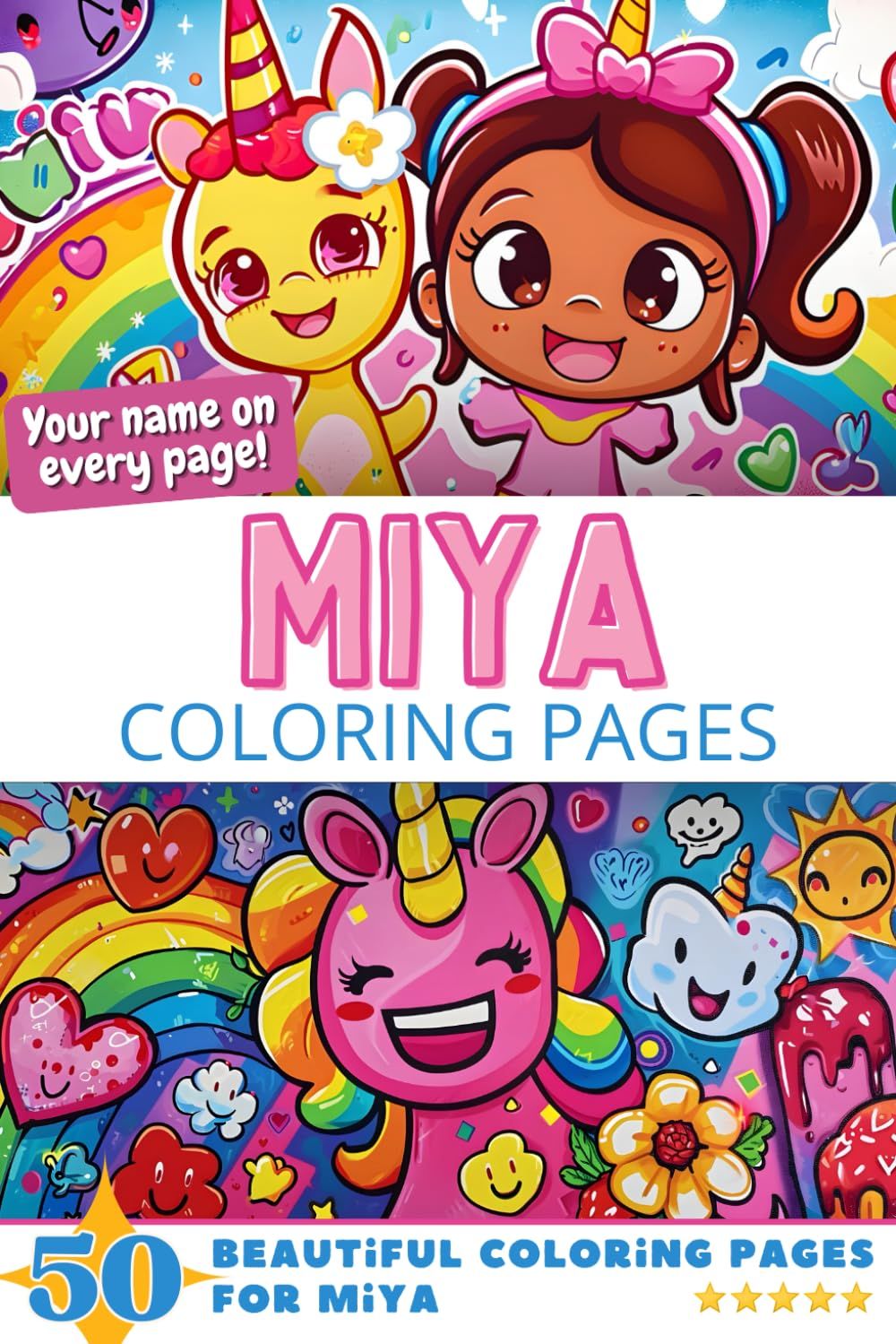 Miya Coloring Pages Cover