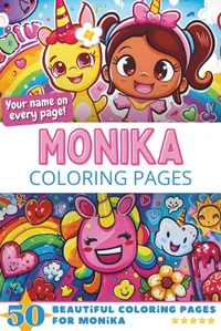 Monika Coloring Book Cover