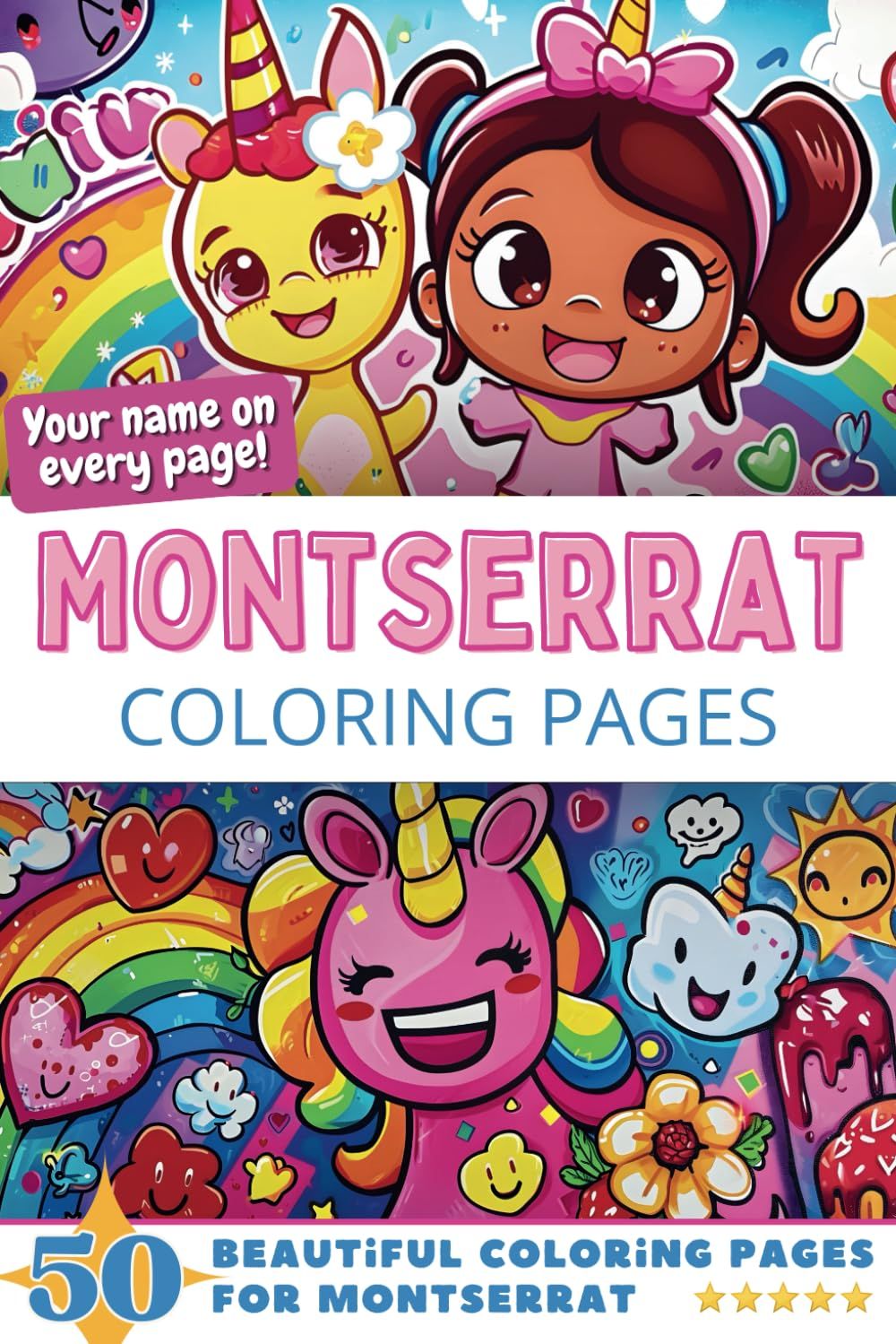 Montserrat Coloring Book Cover