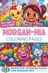 Morgan-Mia Coloring Book Cover