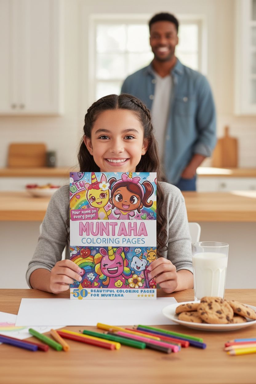 Muntaha personal coloring pages