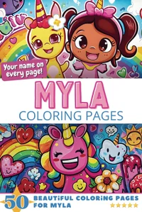 Myla Coloring Book Cover