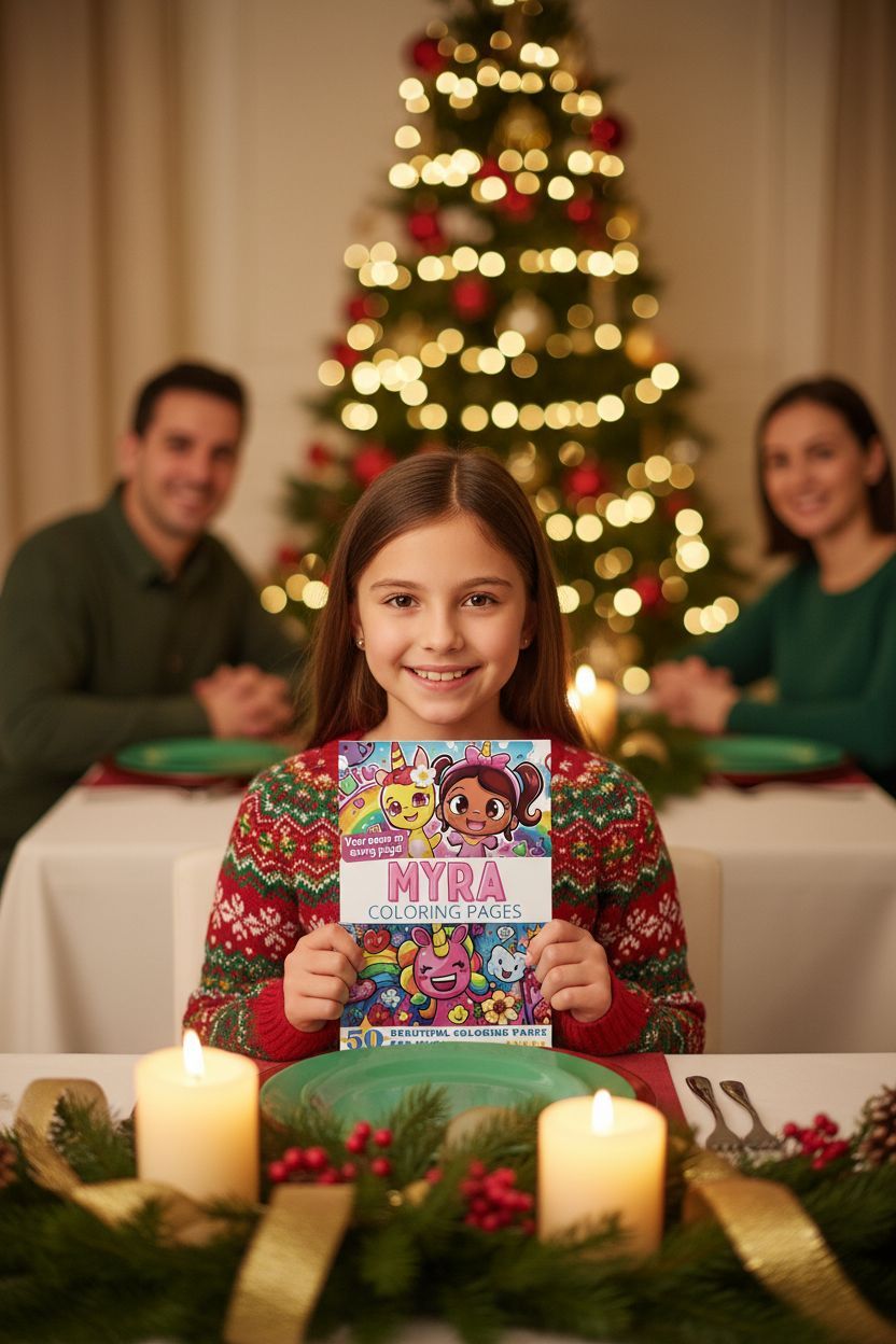 Myra Christmas coloring pages gift