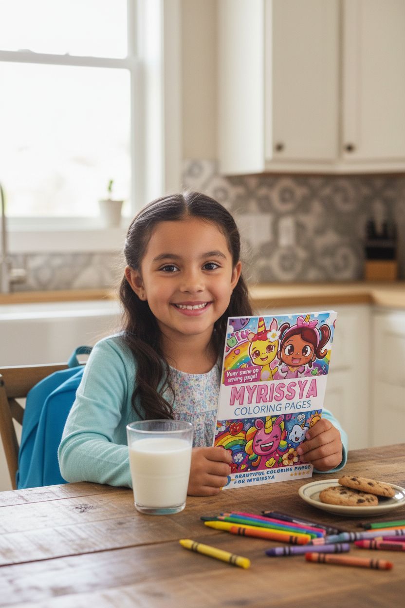 Myrissya personal coloring pages