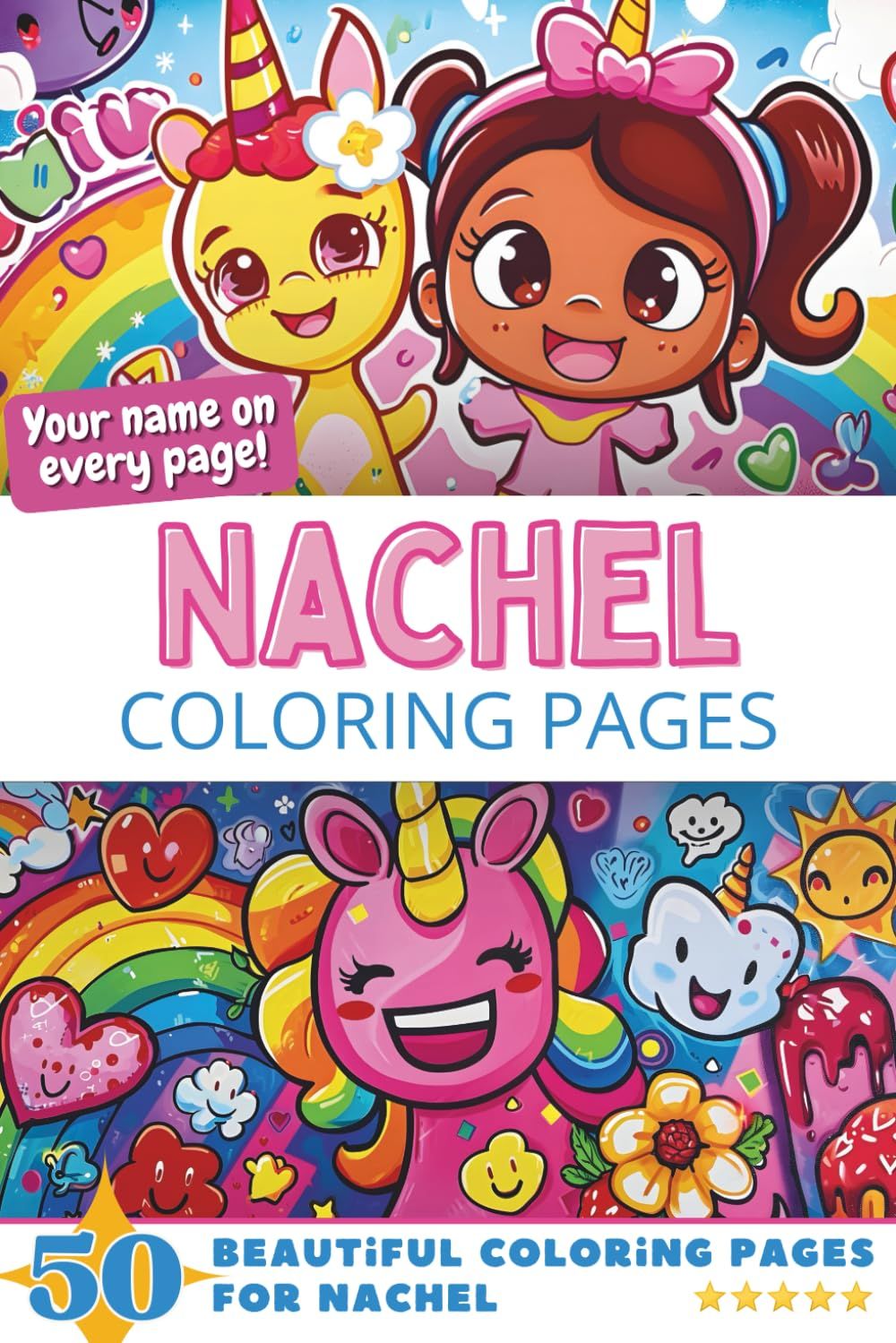 Nachel Coloring Book Cover