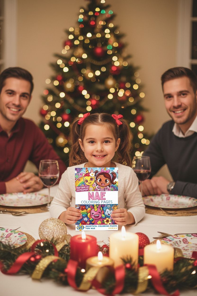 Nae Christmas coloring pages gift