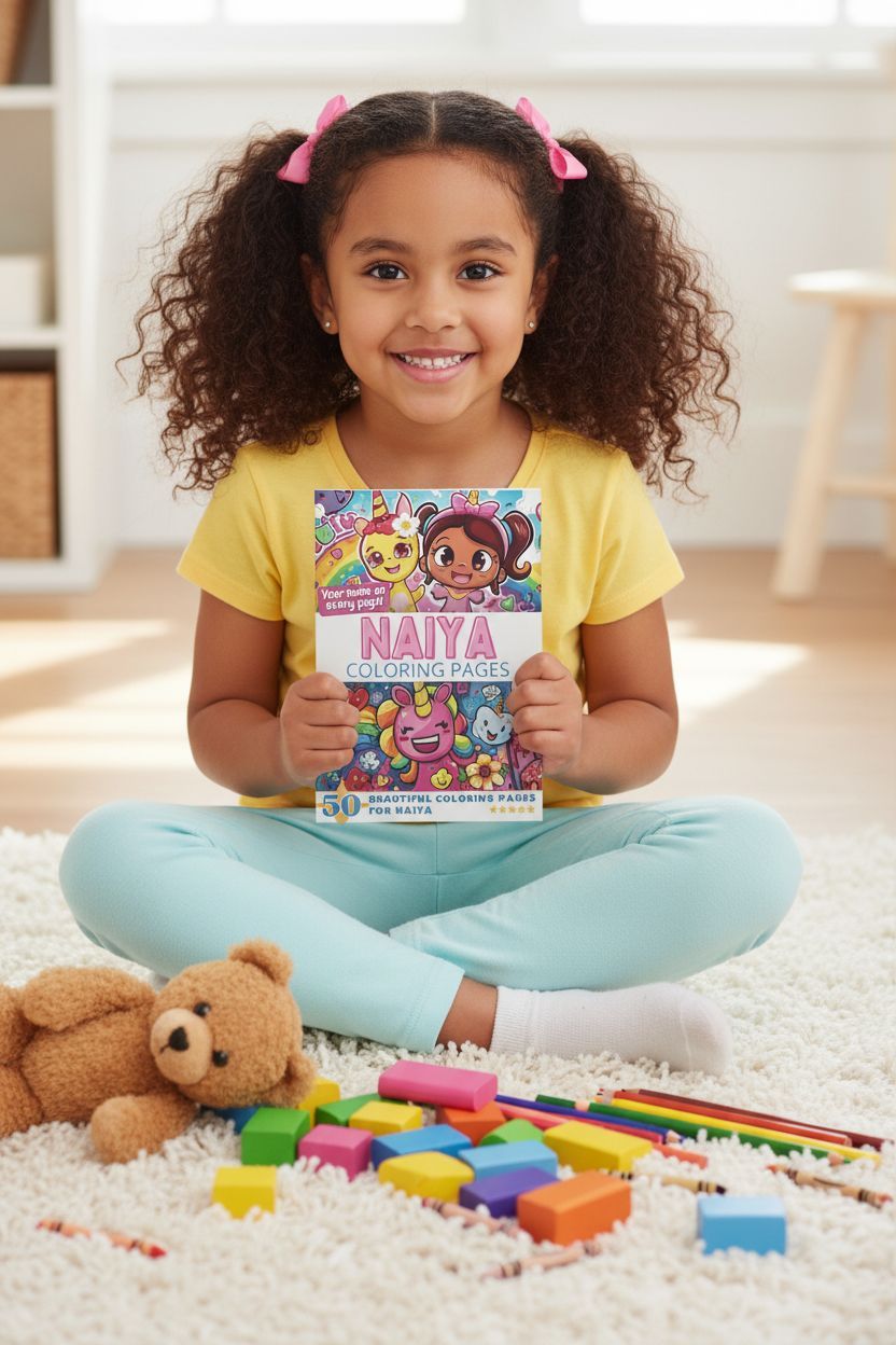 Naiya personal coloring pages
