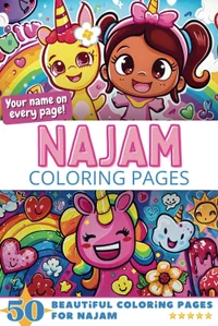Najam Coloring Book Cover
