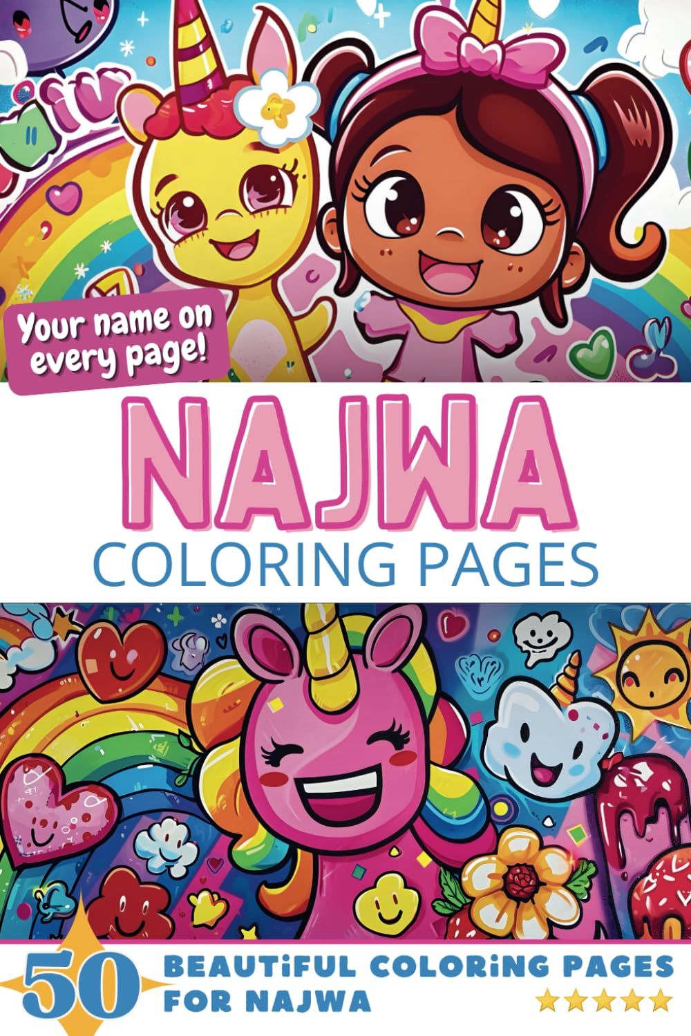 Najwa Coloring Book Cover