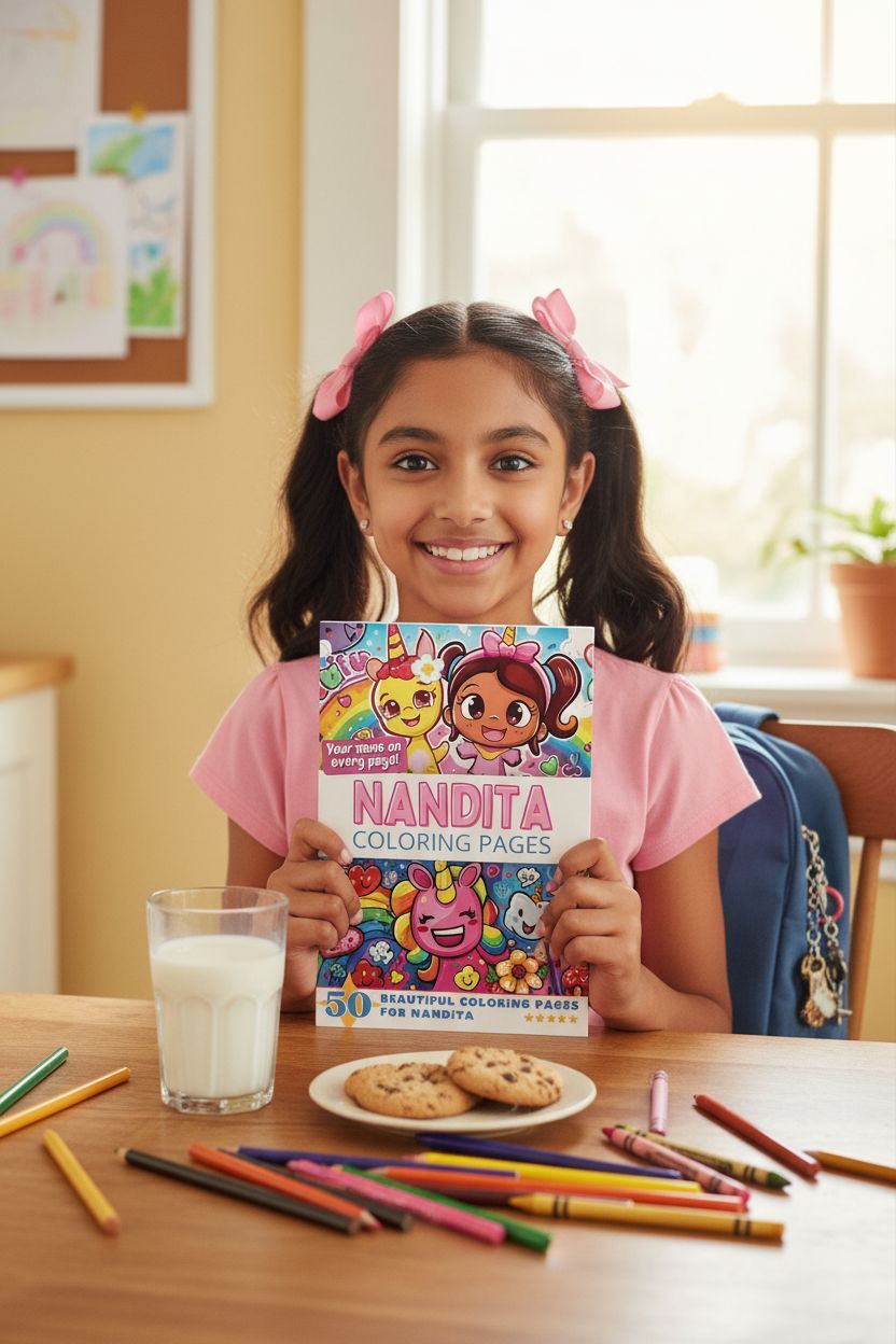 Nandita personal coloring pages