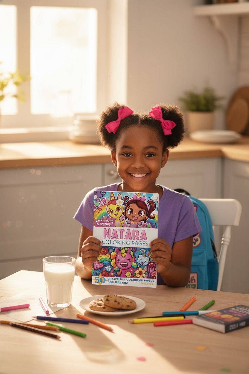 Natara personal coloring pages