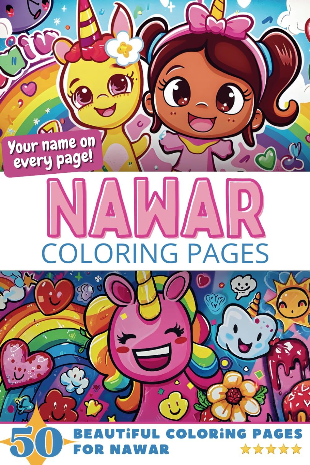 Nawar Coloring Book Cover