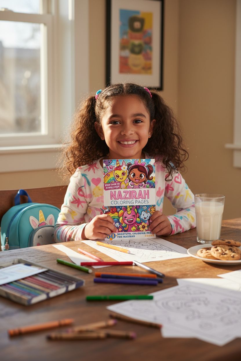 Nazirah personal coloring pages