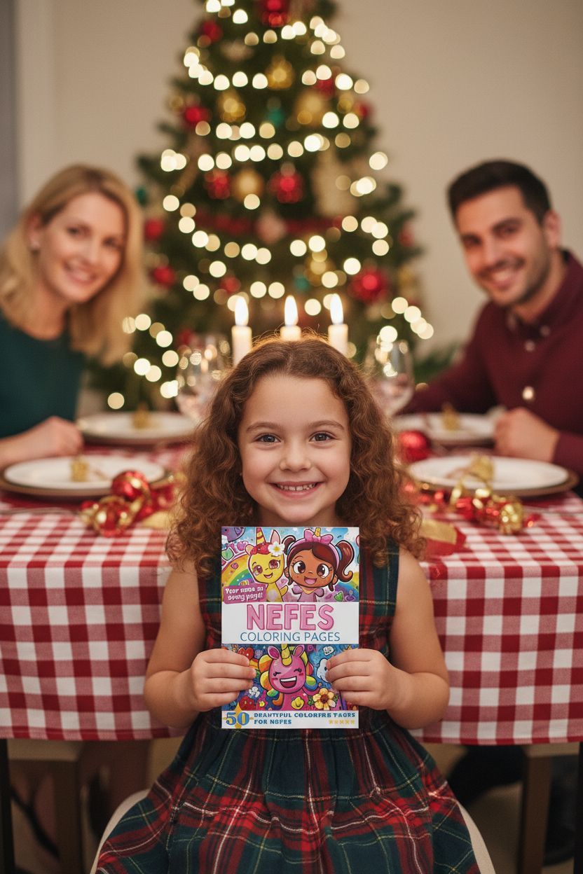 Nefes Christmas coloring pages gift