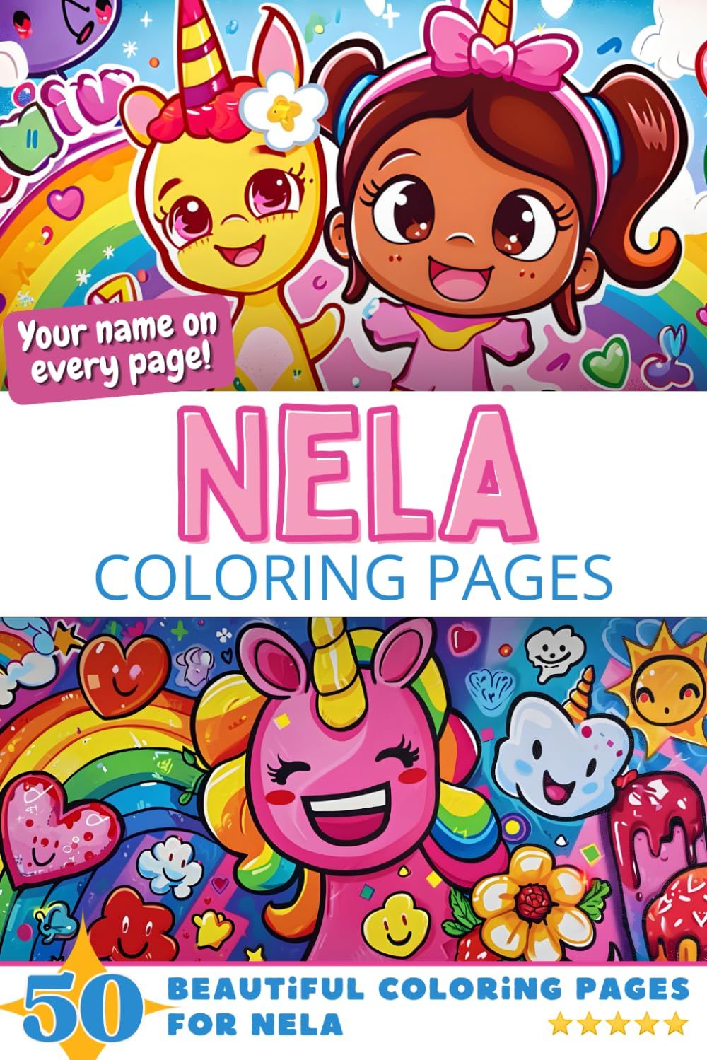 Nela Coloring Pages Cover