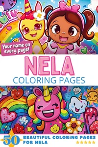 Nela Coloring Book Cover
