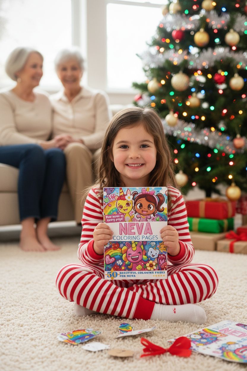 Neva Christmas coloring pages gift