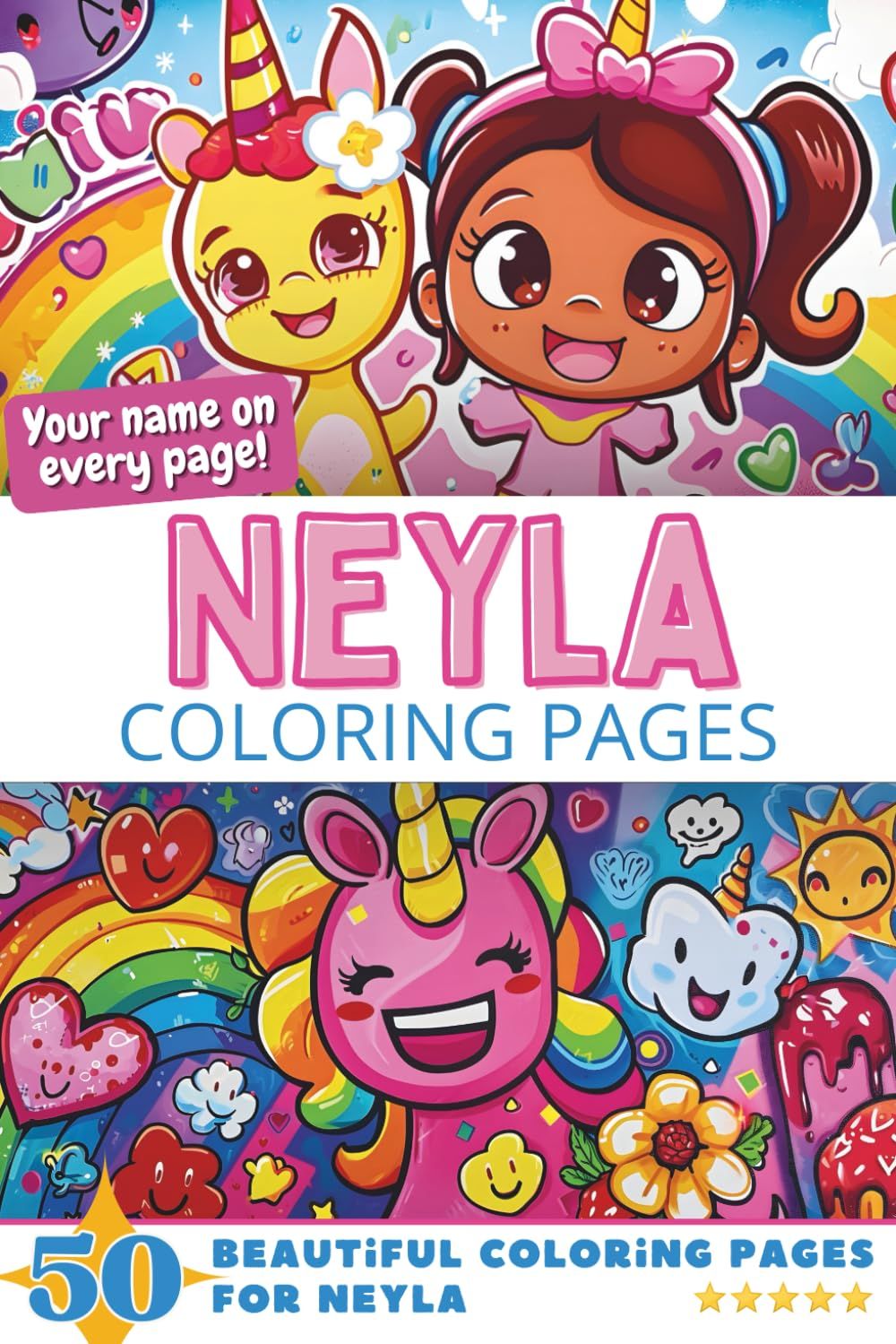 Neyla Coloring Book Cover