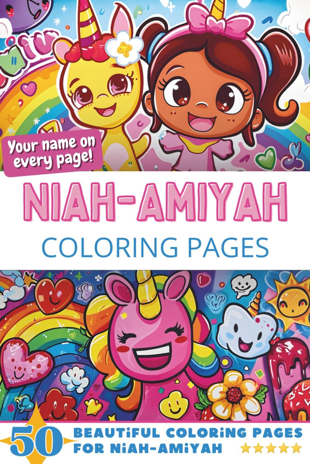 Niah-Amiyah Coloring Book Cover
