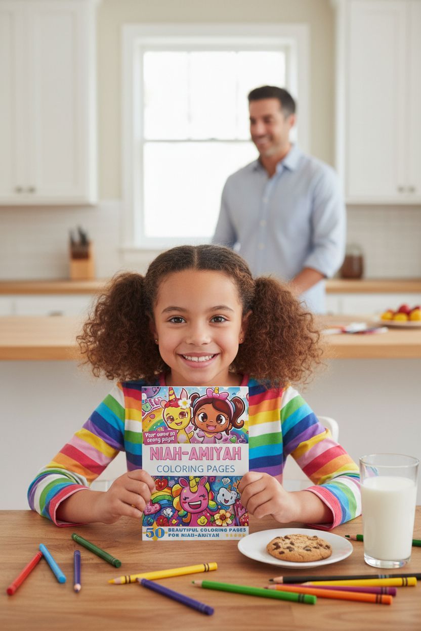 Niah-Amiyah personal coloring pages