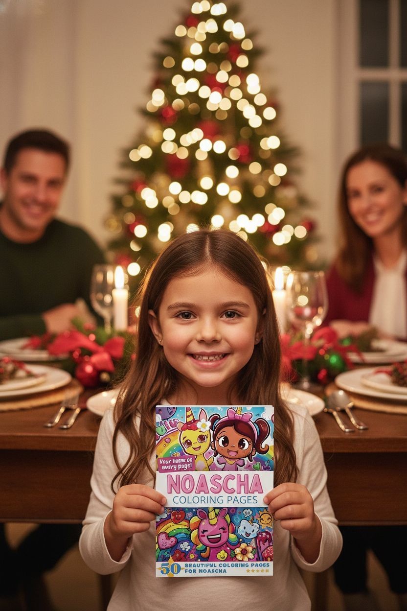 Noascha Christmas coloring pages gift