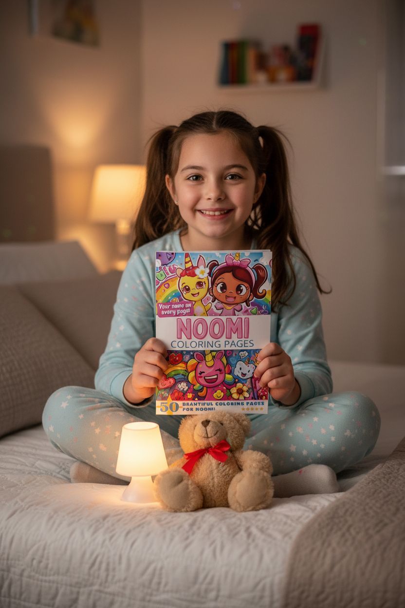 Noomi personal coloring pages