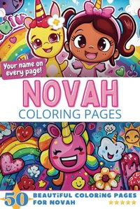 Novah Coloring Book Cover