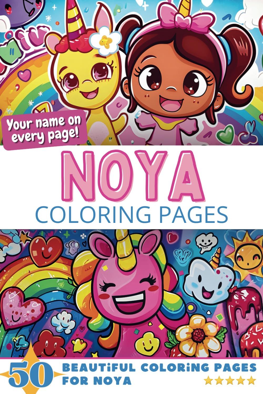 Noya Coloring Book Cover