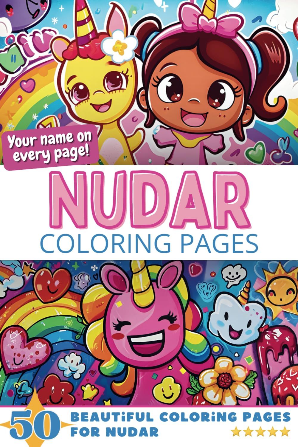 Nudar Coloring Book Cover