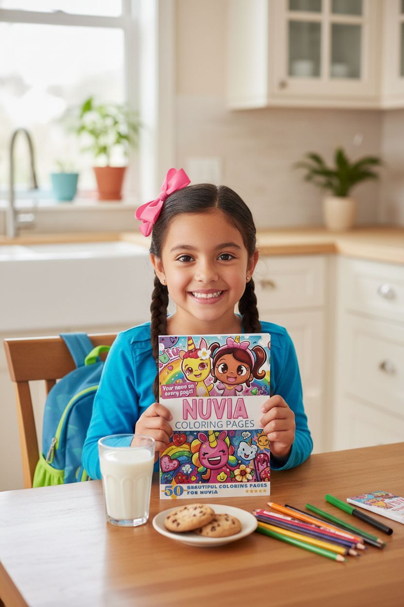Nuvia personal coloring pages