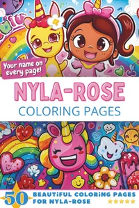 Nyla-Rose Coloring Book Cover