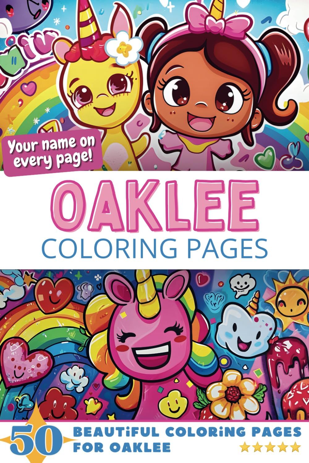 Oaklee Coloring Pages Cover