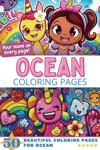 Ocean Coloring Book Cover