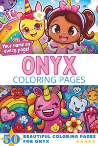 Onyx Coloring Book Cover