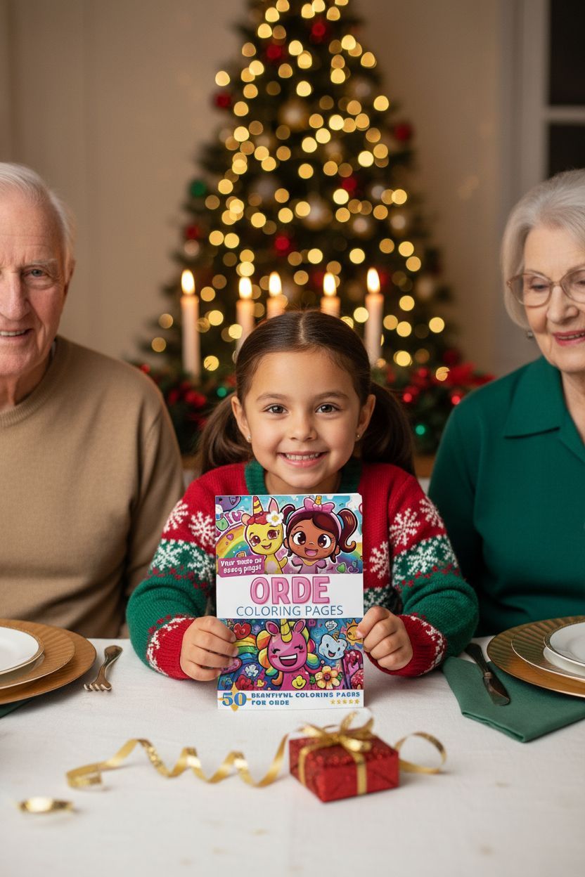 Orde Christmas coloring pages gift