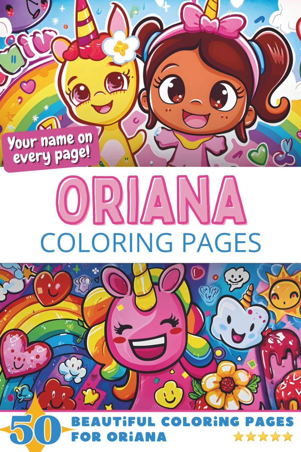 Oriana Coloring Pages Cover