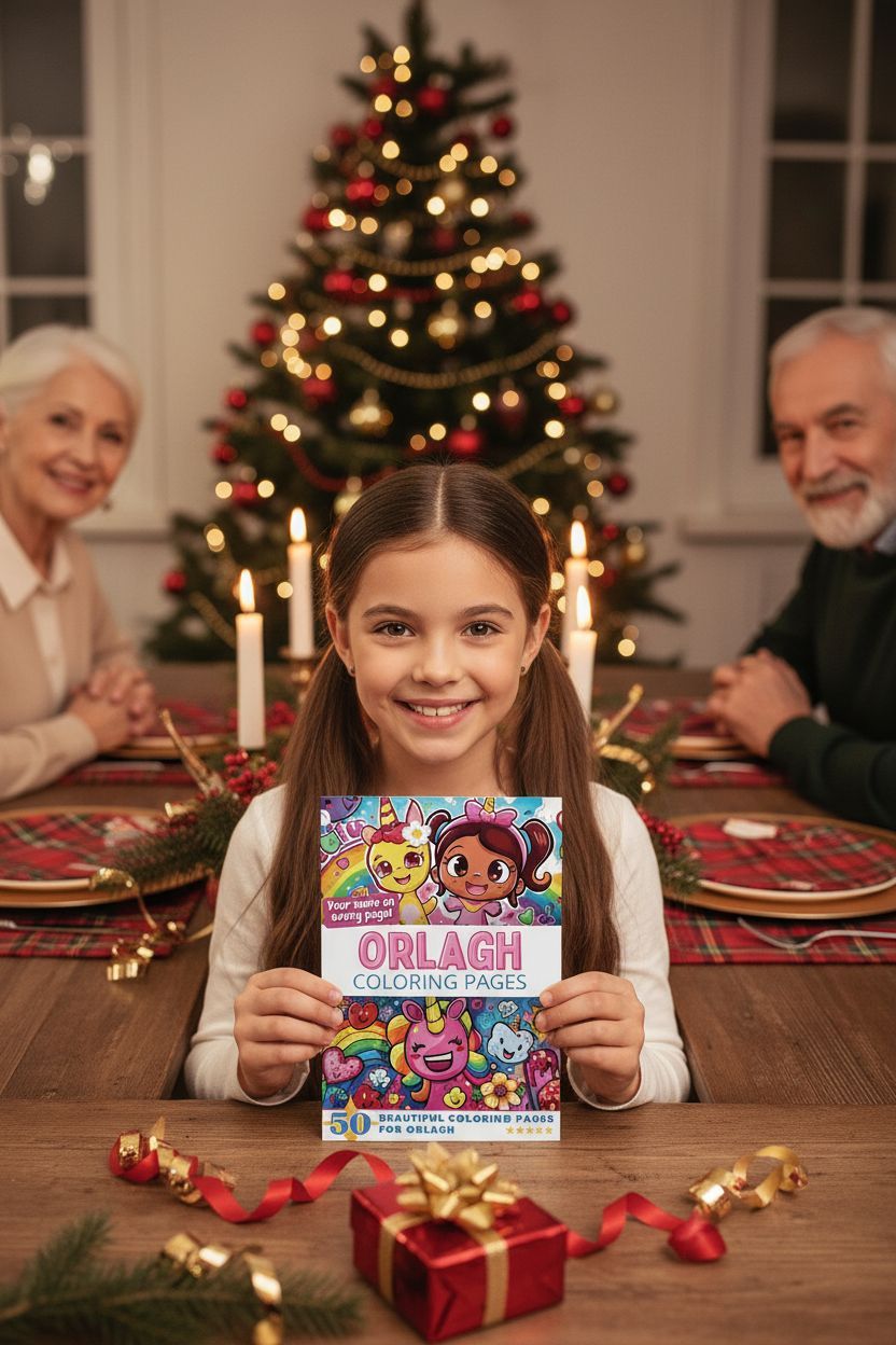 Orlagh Christmas coloring pages gift