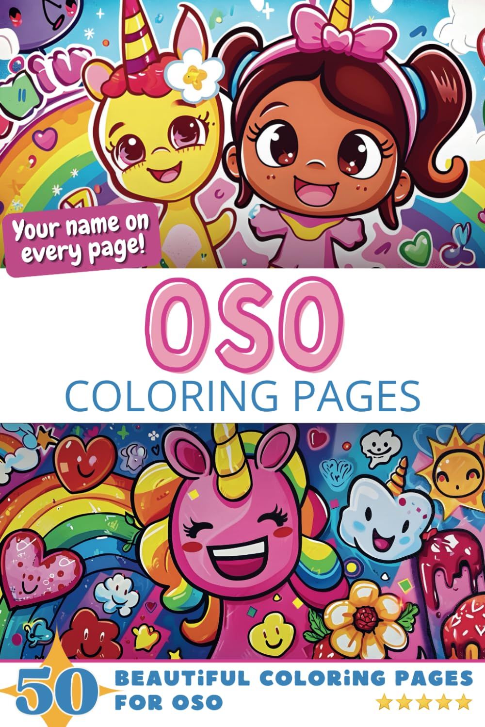 Oso Coloring Book Cover