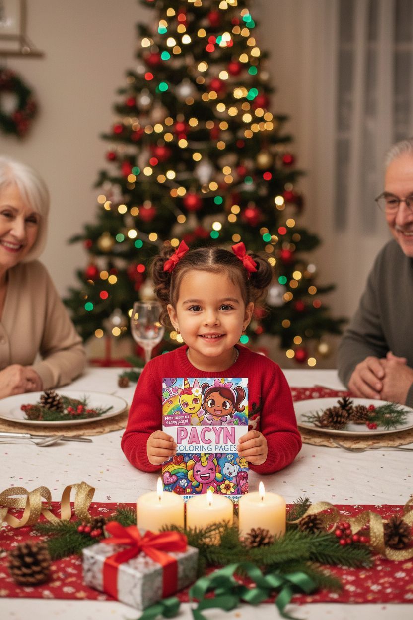 Pacyn Christmas coloring pages gift