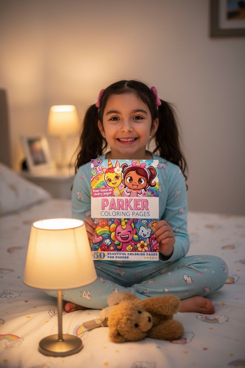 Parker personal coloring pages