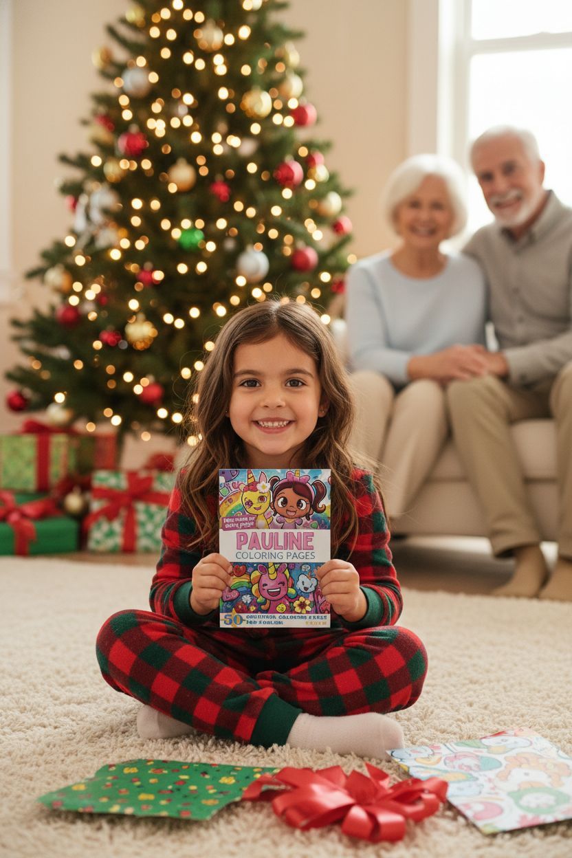 Pauline Christmas coloring pages gift