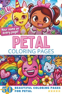 Petal Coloring Book Cover