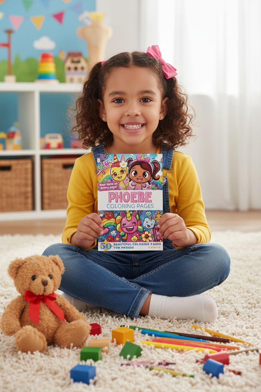 Phoebe personal coloring pages