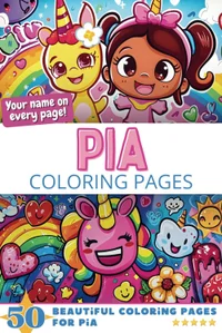 Pia Coloring Book Cover