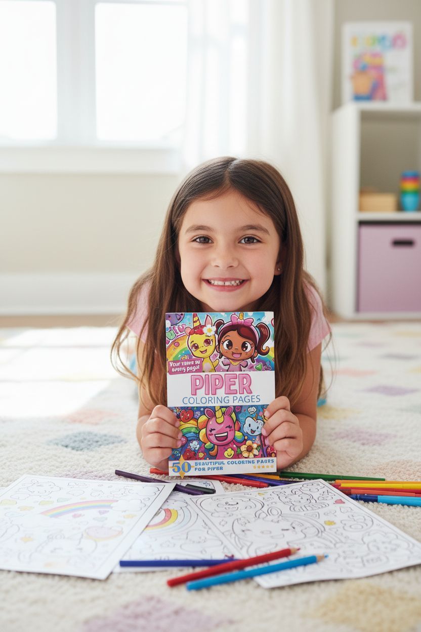 Piper personal coloring pages
