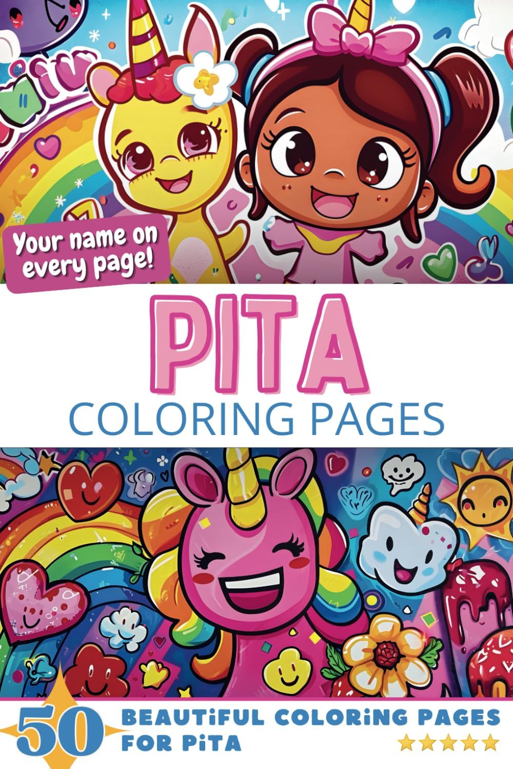 Pita Coloring Book Cover